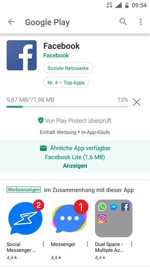 Warten Sie, bis der Installationsprozess  beendet ist