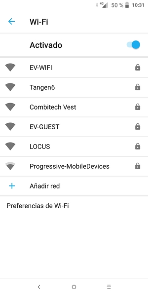 Seleccione la red inalámbrica a la que desea conectarse