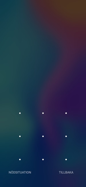 Din telefon är nu säkrad med ett skärmlås
