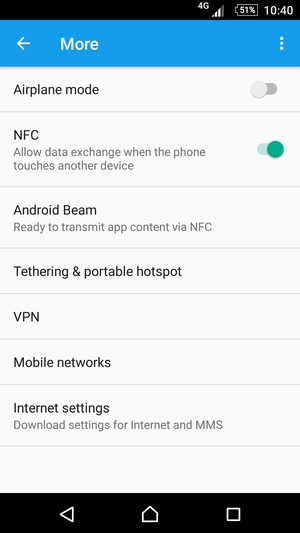 Select Tethering & portable hotspot