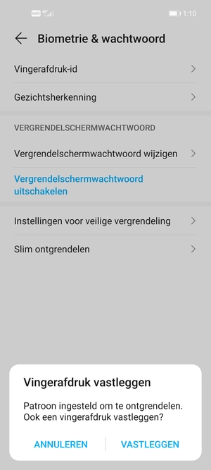 Selecteer ANNULEREN