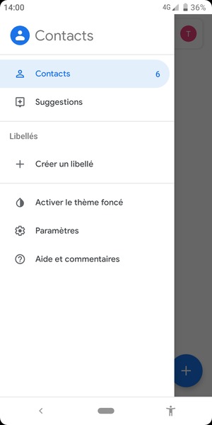 Sélectionnez Paramètres