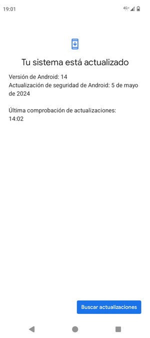 Si su teléfono está actualizado, seleccione Entendido