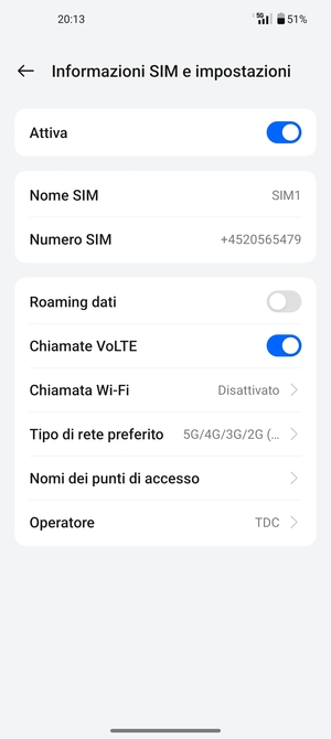 Seleziona Nomi dei punti di accesso