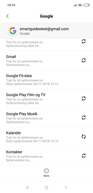Dine kontakter fra Google vil nu blive synkroniseret til din smartphone