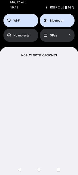 Deslice hacia abajo el menú superior de nuevo
