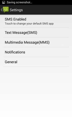 Select Text Message(SMS)