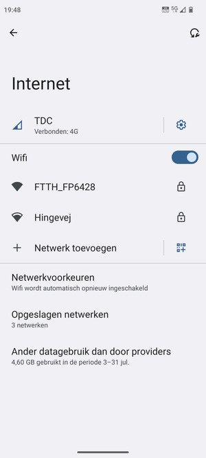 Selecteer het draadloze netwerk waarmee u verbinding wilt maken
