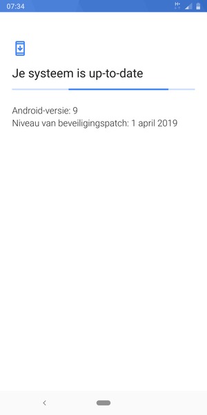 Wacht tot de zoekopdracht beëindigd is