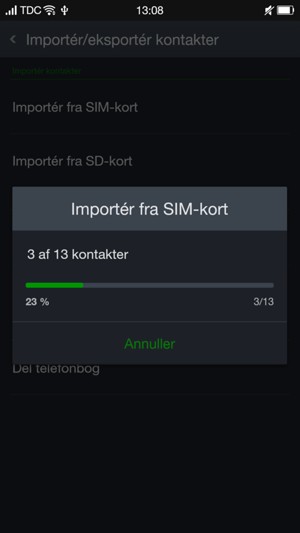 Dine kontakter er nu blevet tilføjet til din OPPO