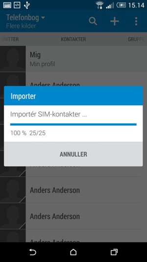 Afvent at processen er afsluttet