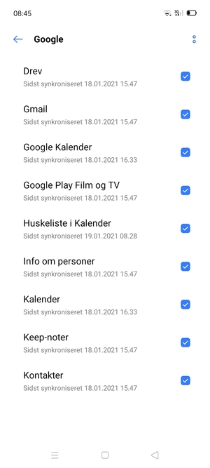 Vælg Menu-knappen