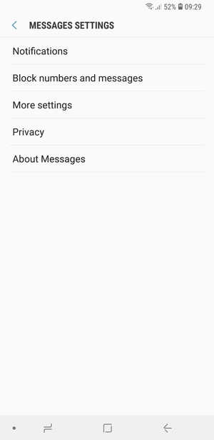 Select More settings