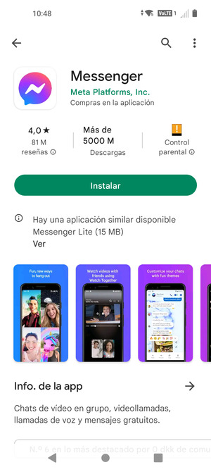 Seleccione Instalar