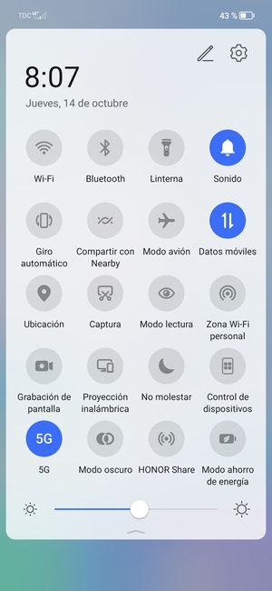 Seleccione Modo ahorro de energía