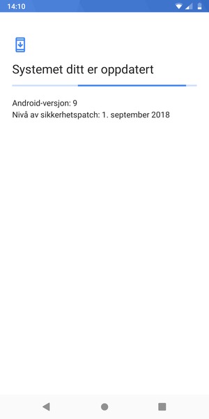 Vent til søket er ferdig