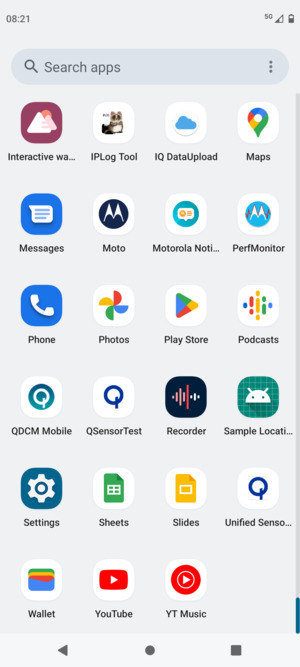 Scroll to and select Settings