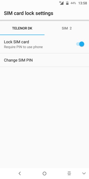 Select Public and Change SIM PIN