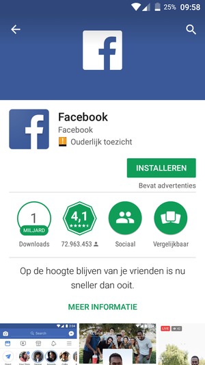 Selecteer INSTALLEREN