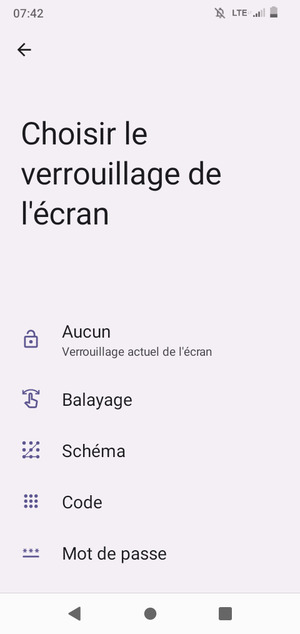 Sélectionnez Schéma
