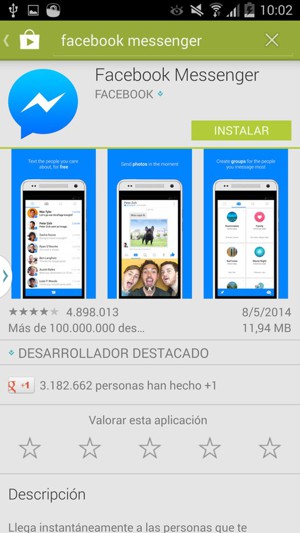 Seleccione INSTALAR