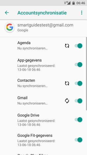 Uw contactpersonen van Google worden nu gesynchroniseerd met uw telefoon
