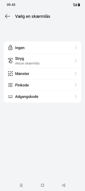Vælg Mønster