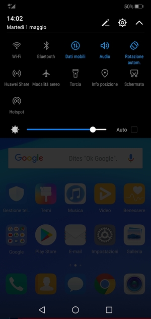 Spunta la casella di controllo Auto