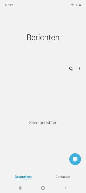 Selecteer de Menu-knop