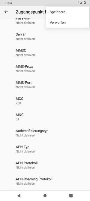 Wählen Sie Speichern