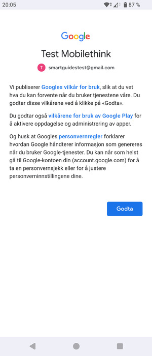 Velg Godta