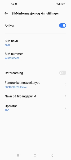Velg Navn på tilgangspunkt