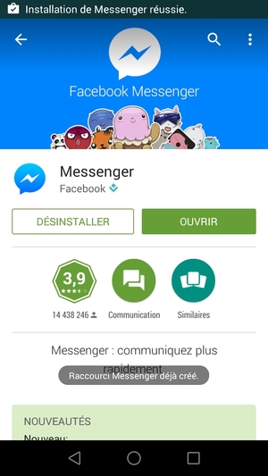 Sélectionnez OUVRIR