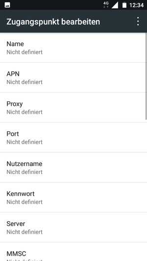 Geben Sie Internet-Informationen ein