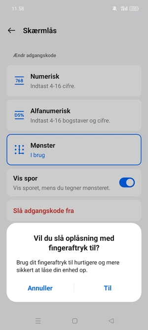 Vælg din foretrukne mulighed