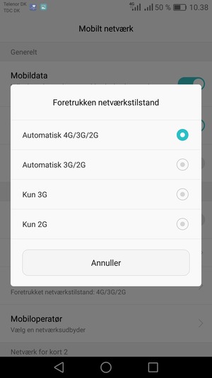 Vælg din foretrukne mulighed