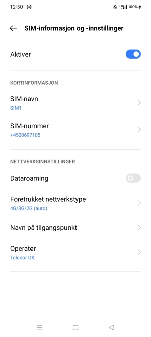Velg Navn på tilgangspunkt