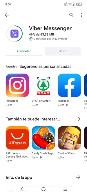 Espere a que el proceso de instalación finalice