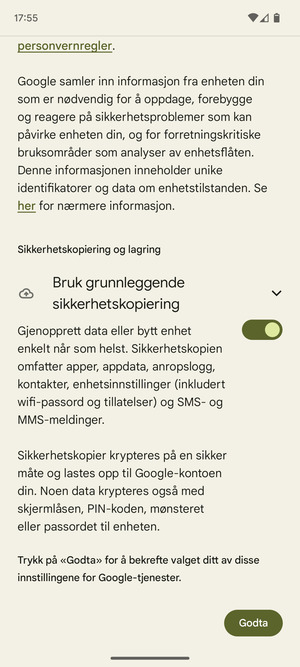 Velg Godta