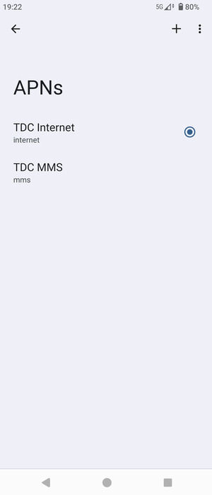 Select the Menu button