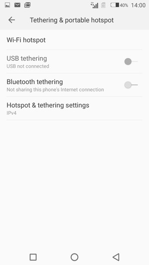 Select Wi-Fi hotspot