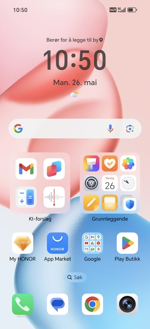 Velg Telefon