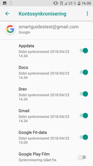 Vælg Menu-knappen
