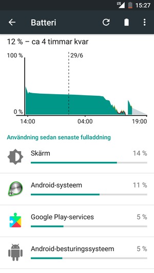 Tryck på Meny-knappen