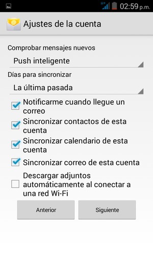 Seleccione Siguiente