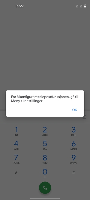 Hvis personsvar ikke er innstilt, velg OK