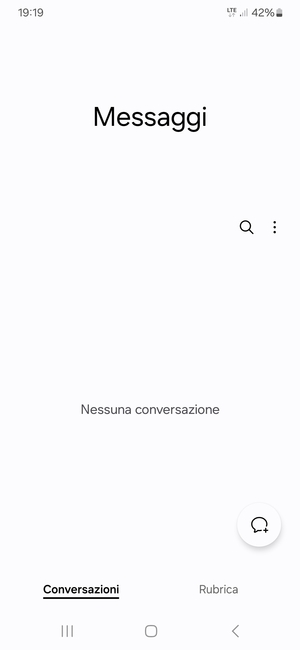 Seleziona il tasto Menu