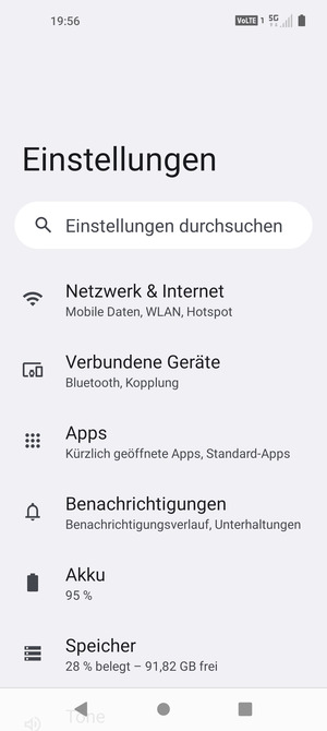 Wählen Sie Netzwerk & Internet