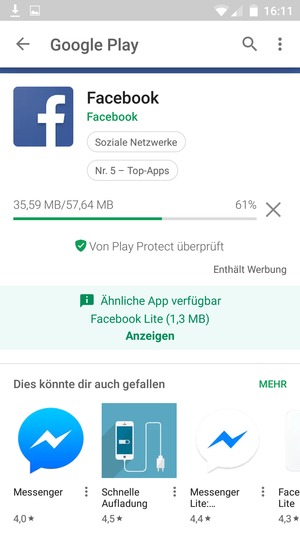Warten Sie, bis der Installationsprozess  beendet ist