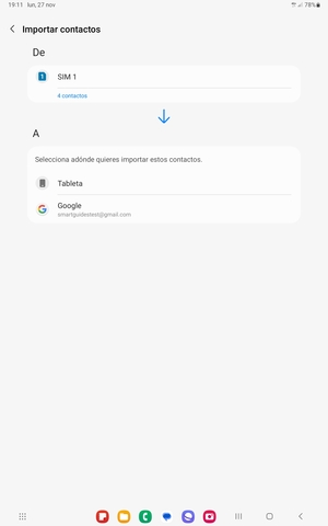 Seleccione su cuenta Google